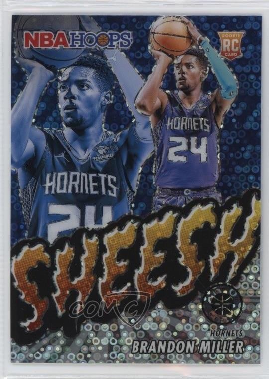 2023 Panini NBA Hoops Premium Stock Sheesh Disco Prizm Brandon Miller Rookie RC