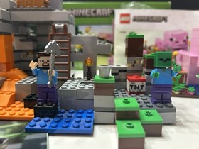 LEGO MINECRAFT Lot Of 5 New & Incomplete Sets 21262 21178 21268 21113 21114 Read