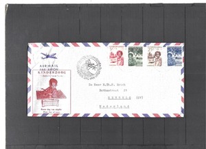 NETHERLANDS  NEW GUINEA FDC AIR 1950 ISH BOBS THE SET KINDERZORG  F #934
