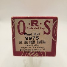 piano roll QRS 9975 The Girl from Ipanema Latin rhythm played by Dick Watson