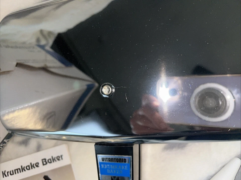 Panadero Vitantonio Krumkake Nº 350. Antiadherente. Probado con rodillo y manual EE. UU. En muy buen estado Foto 3 de 4