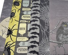 Martha Stewart HALLOWEEN Cardstock Scrapbook Paper 12x12 Double-Sided 6 Sheets