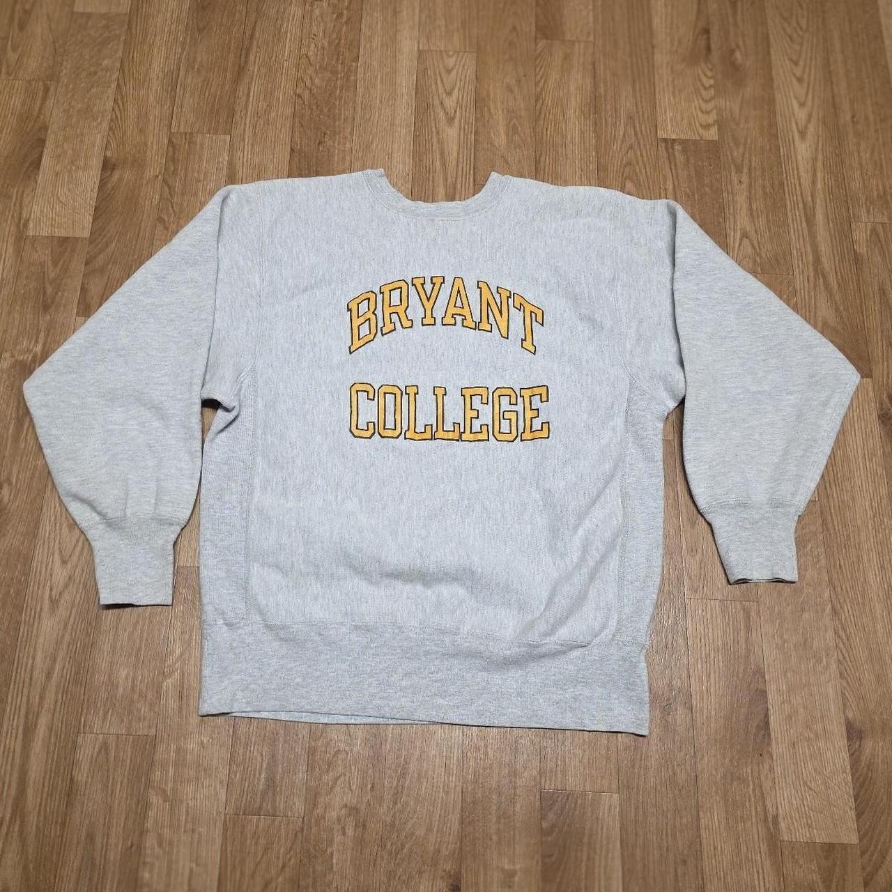 Vintage 90s Champion Reverse Weave Bryant College Sweatshirt Size XL 