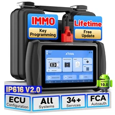 XTOOL IP616 V2.0 Auto OBD2 Scanner Diagnostic Tool Key Programmer Free Update