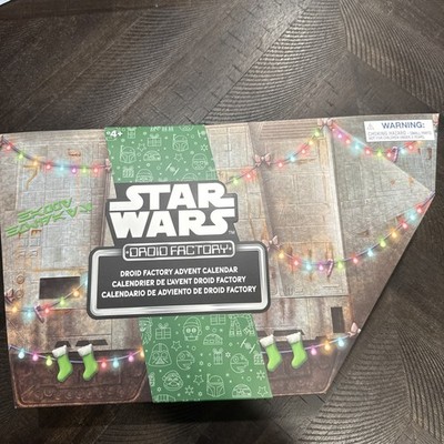 Star Wars Droid Factory Advent Calendar 7 Holiday Droids Sandcrawler Box SEALED