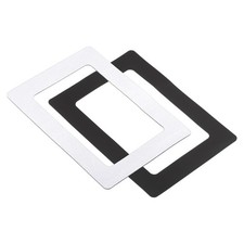 2 x Magnetic Photo Frame 4x6 Inch Picture Holder PVC White