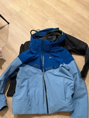 Helly Hansen Alpha Infinity Ski Jacket Men's 2XL Blue Light Blue Insulated