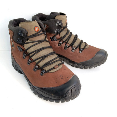 Merrell Perimeter GTX Coffree Bean Backpacking Boots Men s Size 14 Brown Leather