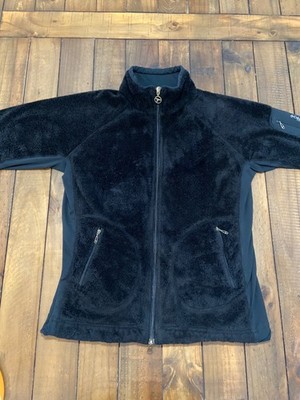 Columbia Titanium Jacket Womens L Black  Interchange Full Zip Lined Lightweight