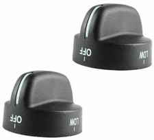 2 Pcs Gas Stove Range Burner Oven Knobs for Whirlpool 8273103 Super Capacity 465
