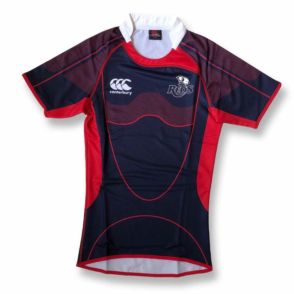 Short De Match Queensland Reds Rugby – Saison 2015 – Taille XL – Rouge – Porté