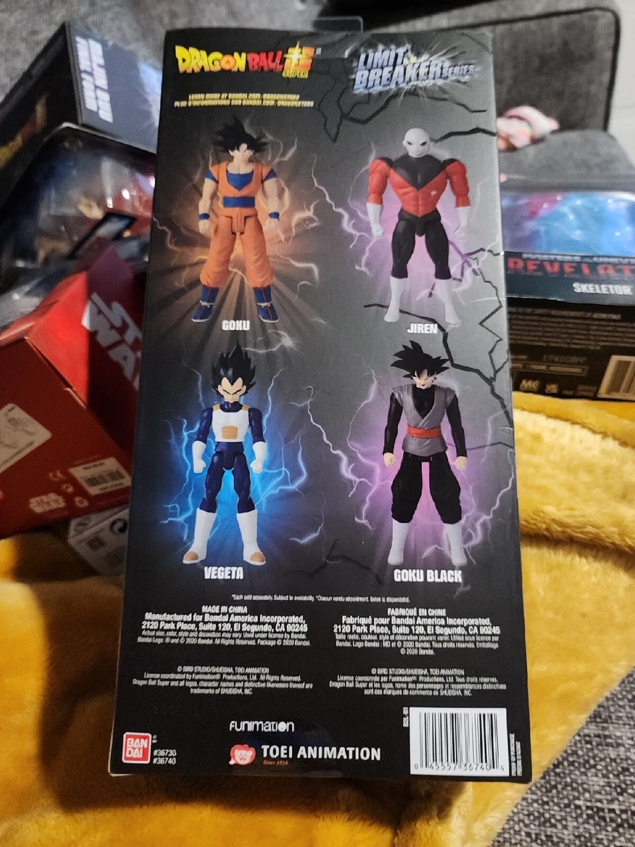 Dragon Ball Super Limit Breaker 12 Action Figure, S4 Goku Black, Series 4  (36740)