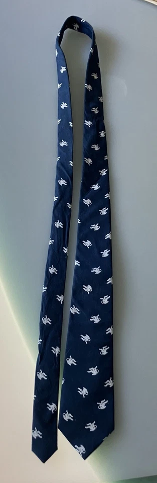 Youth Necktie Astronaut Space Youth Kids Boy's Tie Navy Cotton Space Theme 46” - Image 3 of 4