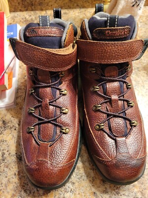 Comfort Womens Size W Ranger Ortho Diabetic Hiking Boots Brown  Leather