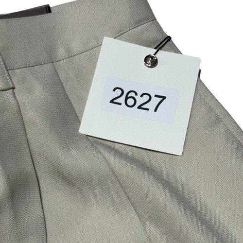 NUOVO! Pantaloncini da golf Ashworth Buttery morbidi stile vintage pieghettati taglia 14 crema cachi - Foto 4 di 8