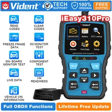 Vident iEasy310 Pro OBDII car diagnostic scan tool Read/Clear Codes I/M Tool