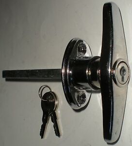 GARAGE DOOR T-LOCK HANDLE KNOB REPLACEMENT REPAIR 