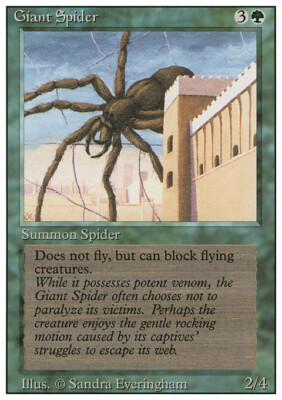 Magic the Gathering MTG Giant Spider (200) Revised Edition LP | eBay Magic the Gathering MTG Giant Spider (200) Revised Edition LP | eBay