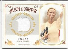 2015 Topps Allen & Ginter MEGAN KALMOE(Crew Rower)*Certified Relic Card*FSRB-MKA