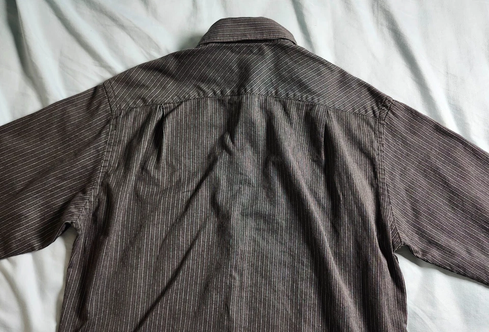 Camisa masculina manga longa BRANDINI tamanho grande cor preta - Imagem 4 de 4