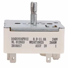 New Range Burner Infinite Control Switch For Whirlpool 154510 AP2024072 PS236750