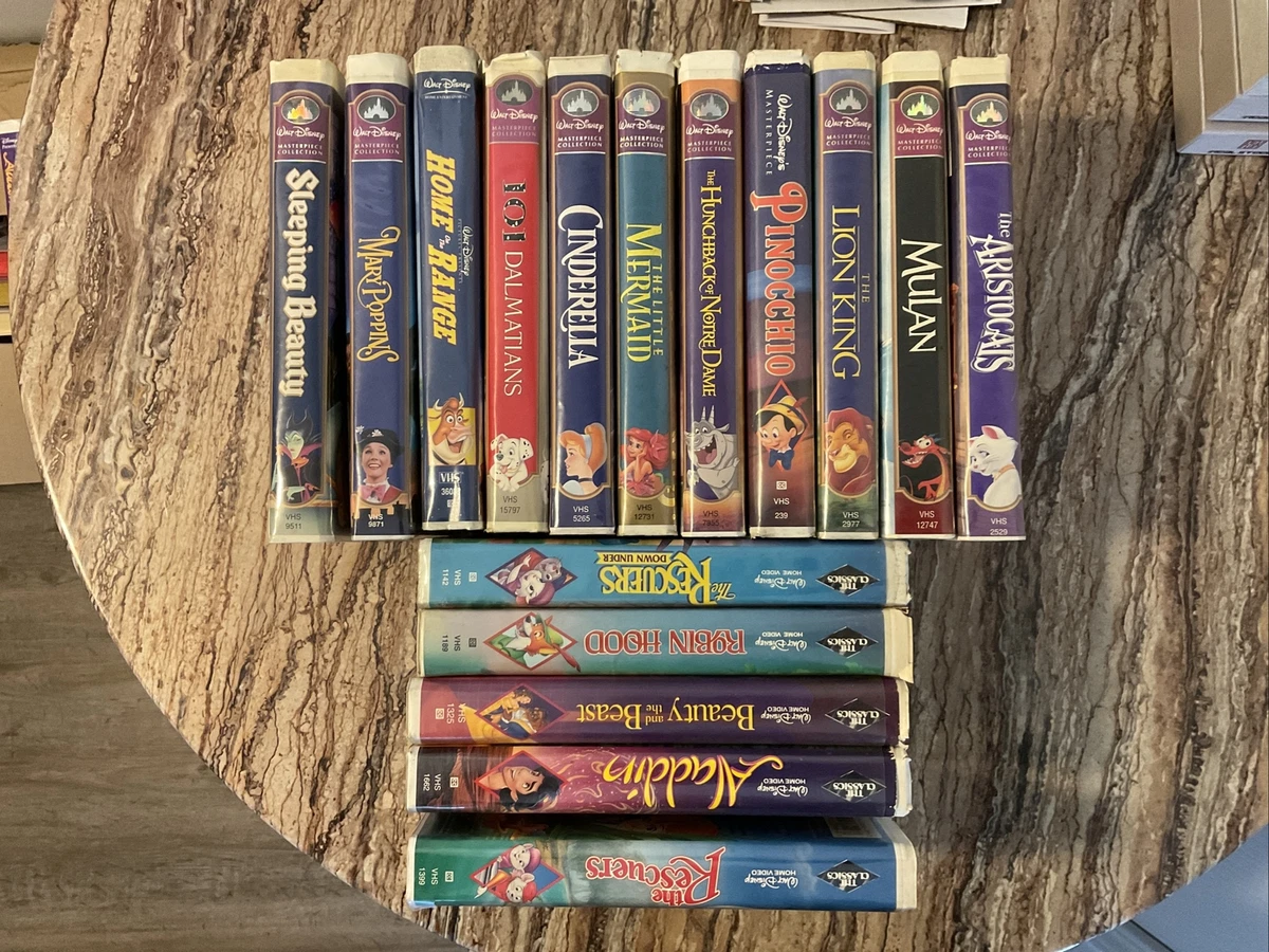 Vintage Walt Disney Black Diamond VHS bundle, rare hajj.gov.eg