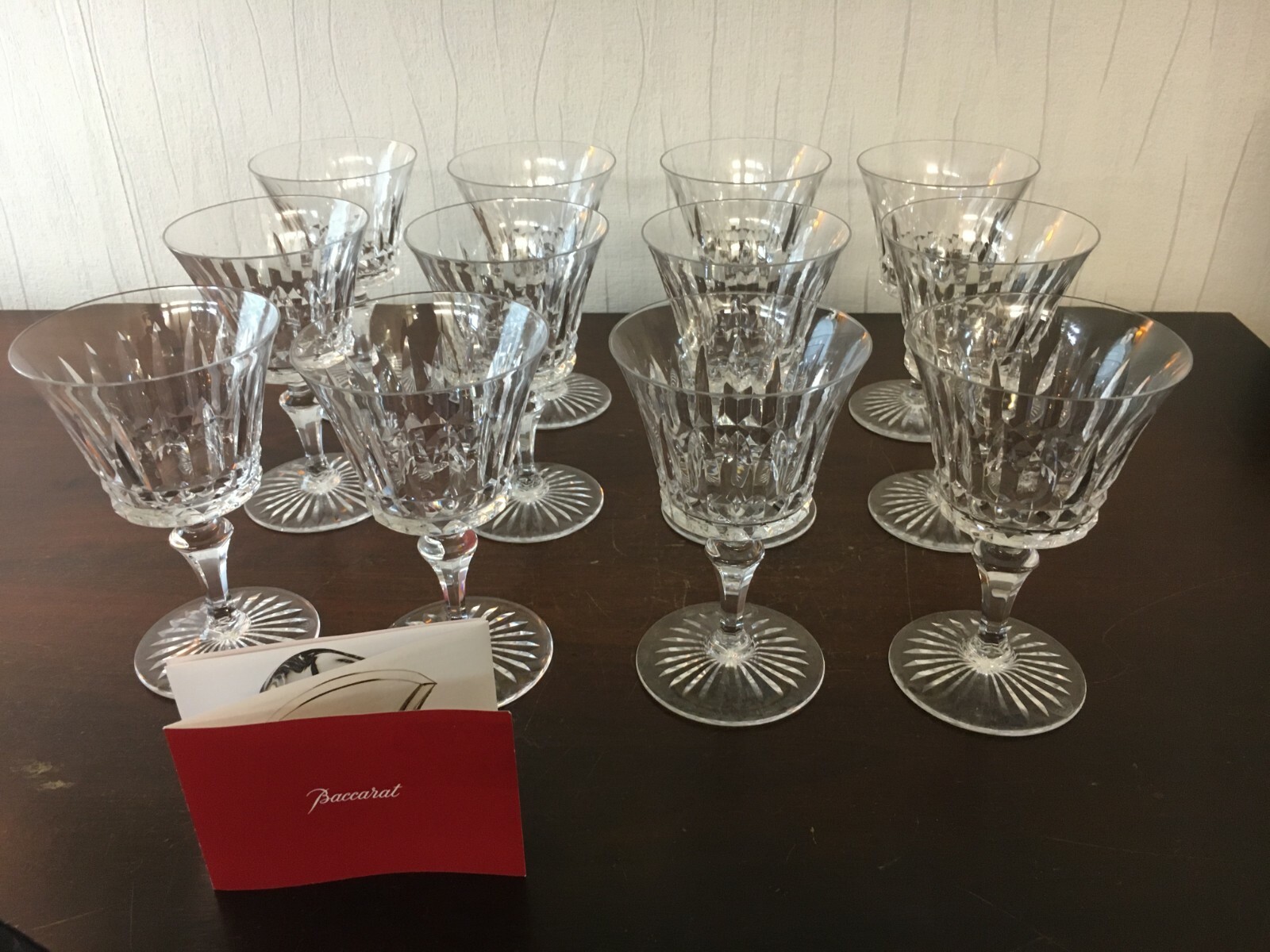 31 Red Wine Glasses Buckingham Model In Baccarat Crystal (Price Per Unit)