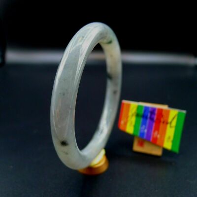 【JadeiteBird】57mm Certified 100% Natural Grade A Jadeite Jade Bangle Bracelet