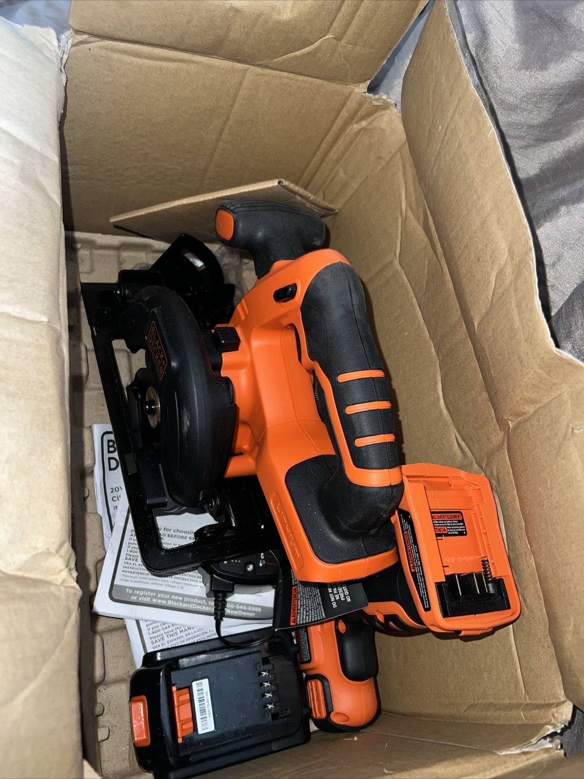 Black & Decker 20V LiIon 3/8 in. Drill Driver & Circular Saw Kit