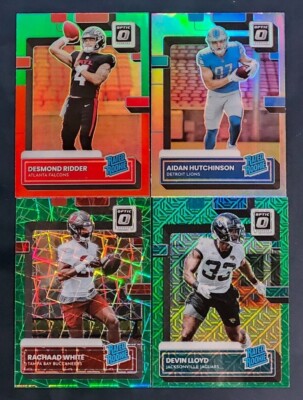 2022 Donruss Football Rated Rookie OPTIC PREVIEW PRIZMS You Pick - 2 Card Min.