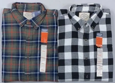 Men's St John's Bay Super Soft Classic Fit Signature Cotton Button Flannel Shirt