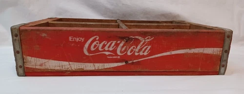 Vintage COCA COLA "Enjoy Coca-Coca"  Wooden Crate
