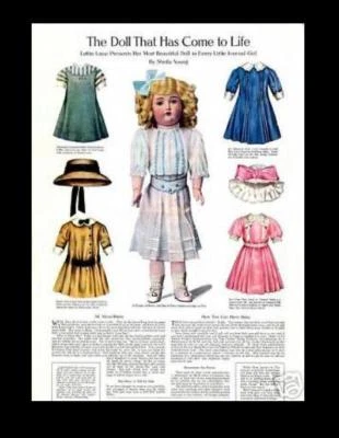 LADIES HOME JOURNAL 5-Pattern Packs for 18" Lettie Lane Daisy Doll