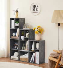 Organizer Bookcase Sets 12 Cube Storage Display Shelf Free Standing 3 Set Wood