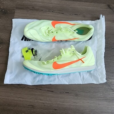 Sz 11.5 Nike Track Spikes Zoom Rival D Running Volt Green 907566-700 Men's