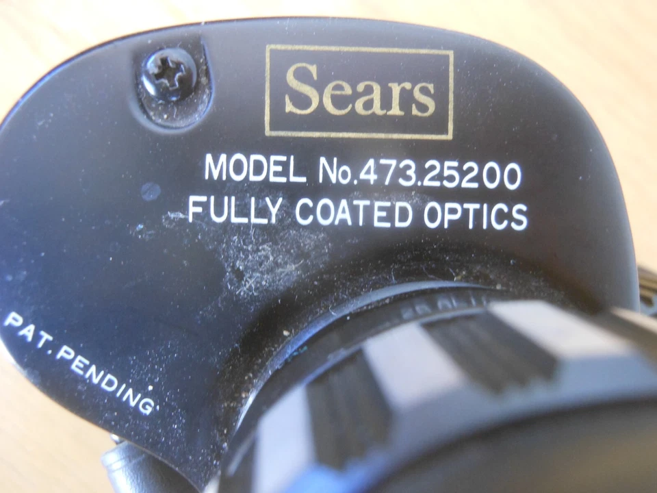 Vntg SEARS Binoculars ZOOM 7-15x35mm Model 473.25200 Quick Focus w/CASE ~ JAPAN - Image 4 of 4