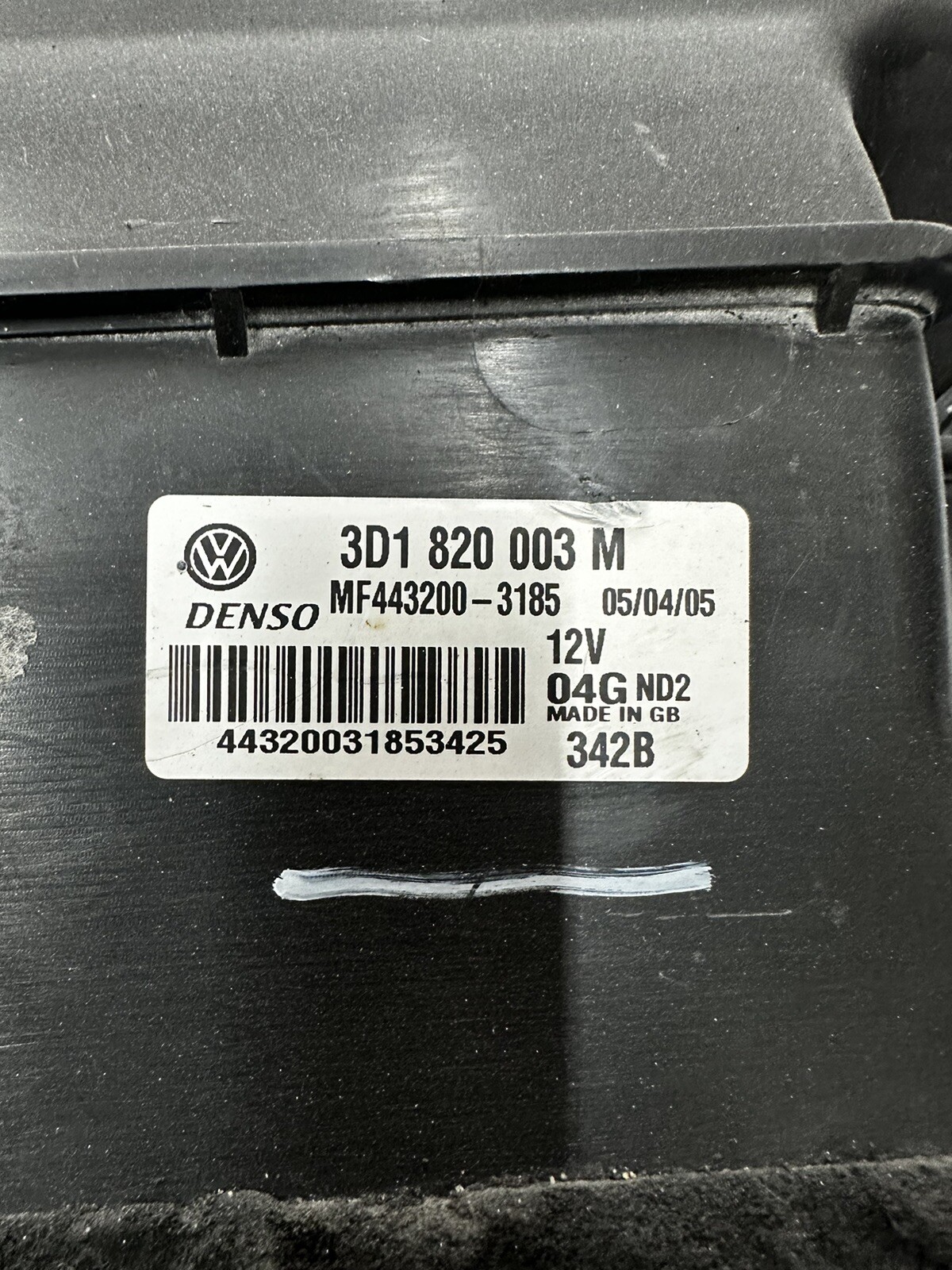 03-12 Bentley Continental GT GTC  A/C Air Heater Blower OEM
