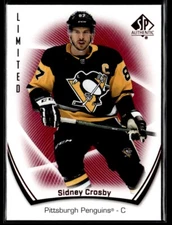 2021-22 SP Authentic limited red Sidney Crosby #87