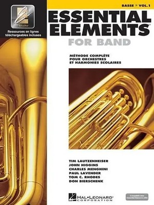 Essential Elements for Band Avec Eei - Vol. 1 - Basse (Bass Clef) French...