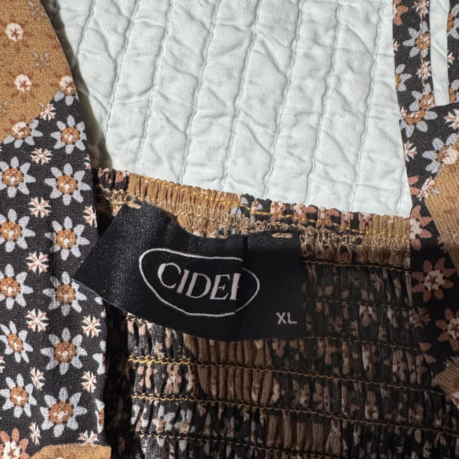 Cider Patchwork Pattern Boho Cutout Front Strappy… - image 3