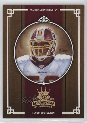 2005 Donruss Throwback Threads Gridiron Kings Gold 21/100 LaVar Arrington 7v7