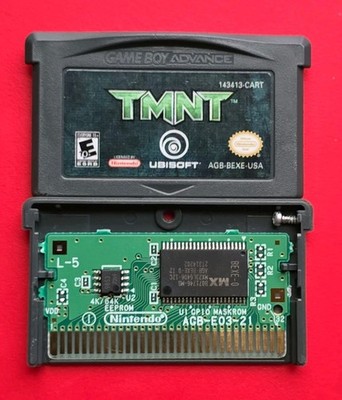 TMNT Teenage Mutant Ninja Turtles Nintendo Game Boy Advance Authentic Saves