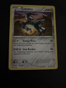 Cobalion 91/113 2013 B&W Legendary Treasures Pokemon Card TCG Holo Rare 