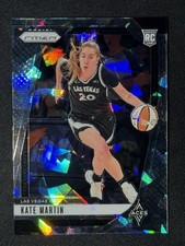 2024 Panini WNBA Cracked Ice Prizm Kate Martin RC Rookie #126 Las Vegas Aces