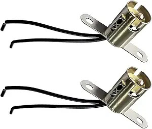 2PCS Light Bulb Socket, LED Light Bulb Socket Holder, Vehicl Color: BA15D-Long