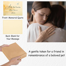 Pet Memorial Gifts for Loss of Dog in Loving Memory Wooden Wind Chimes with Paw