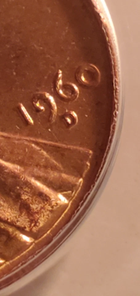 1960 D/D Sm DT/LG DT FS101 & 501 MS 65 RD Lincoln Memorial Cent - Image 3 of 4