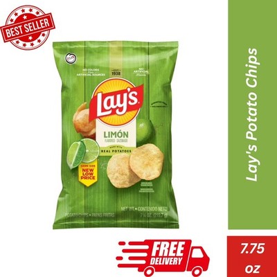 Lay s Limon Potato Chips 7.75 oz Bag   Free Shipping