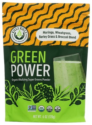 Green Power Kuli Organic Super Greens Powder 6Oz