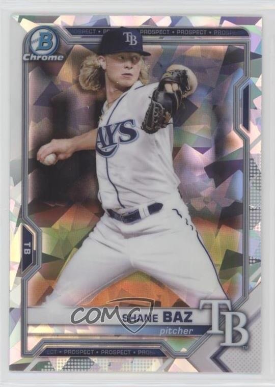 2021 Bowman Chrome Prospects Atomic Refractor Shane Baz #BCP-134 uk2